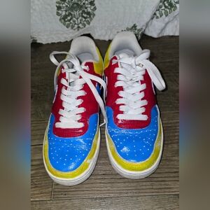 Nike Kids Sneakers Red Blue Yellow